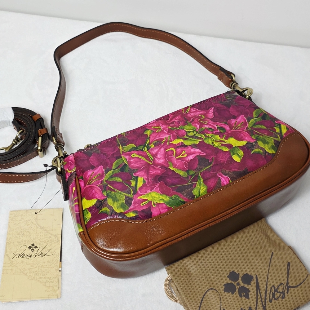 Patricia Nash B Along The Coast Nova Leather Crossbody Bag - Picture 4 of 7